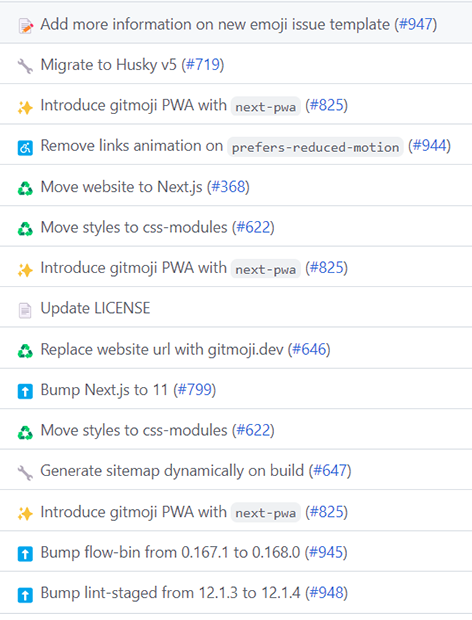 gitmoji-commits